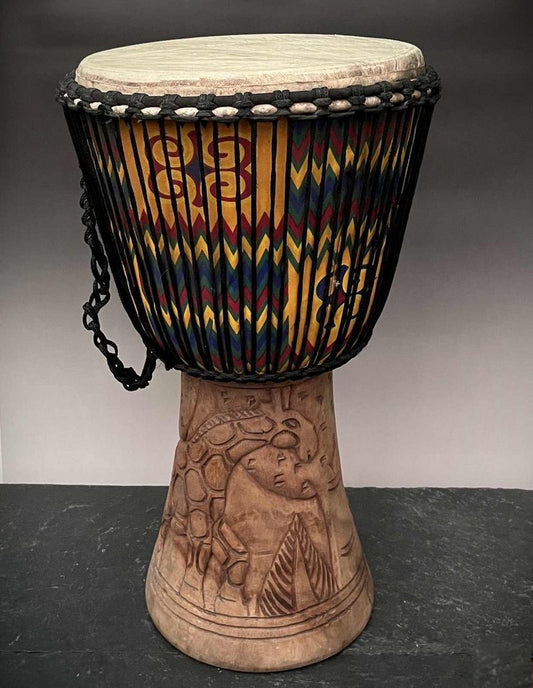Asien LifeStyle Bongo »60cm Profi Djembe Trommel Afrika Ghana Ziegenfell Holz handmade«